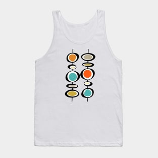 Colorful Hanging Circles Mid Century Retro Tank Top